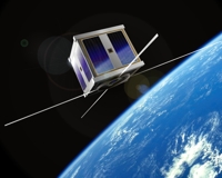 The AAU CubeSat Satellite in orbit